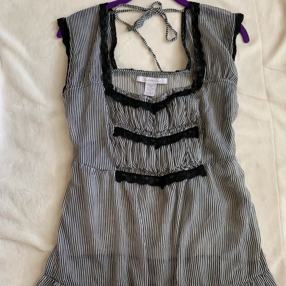 Tanks tops.”Charlotte Russ”
